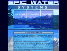 Tablet Screenshot of epicwater.com